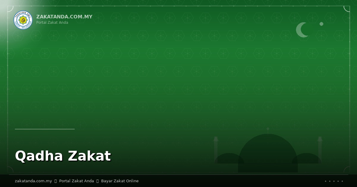 Qadha Zakat
