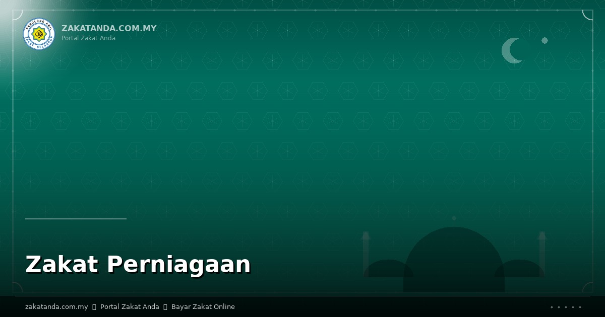 Zakat Perniagaan
